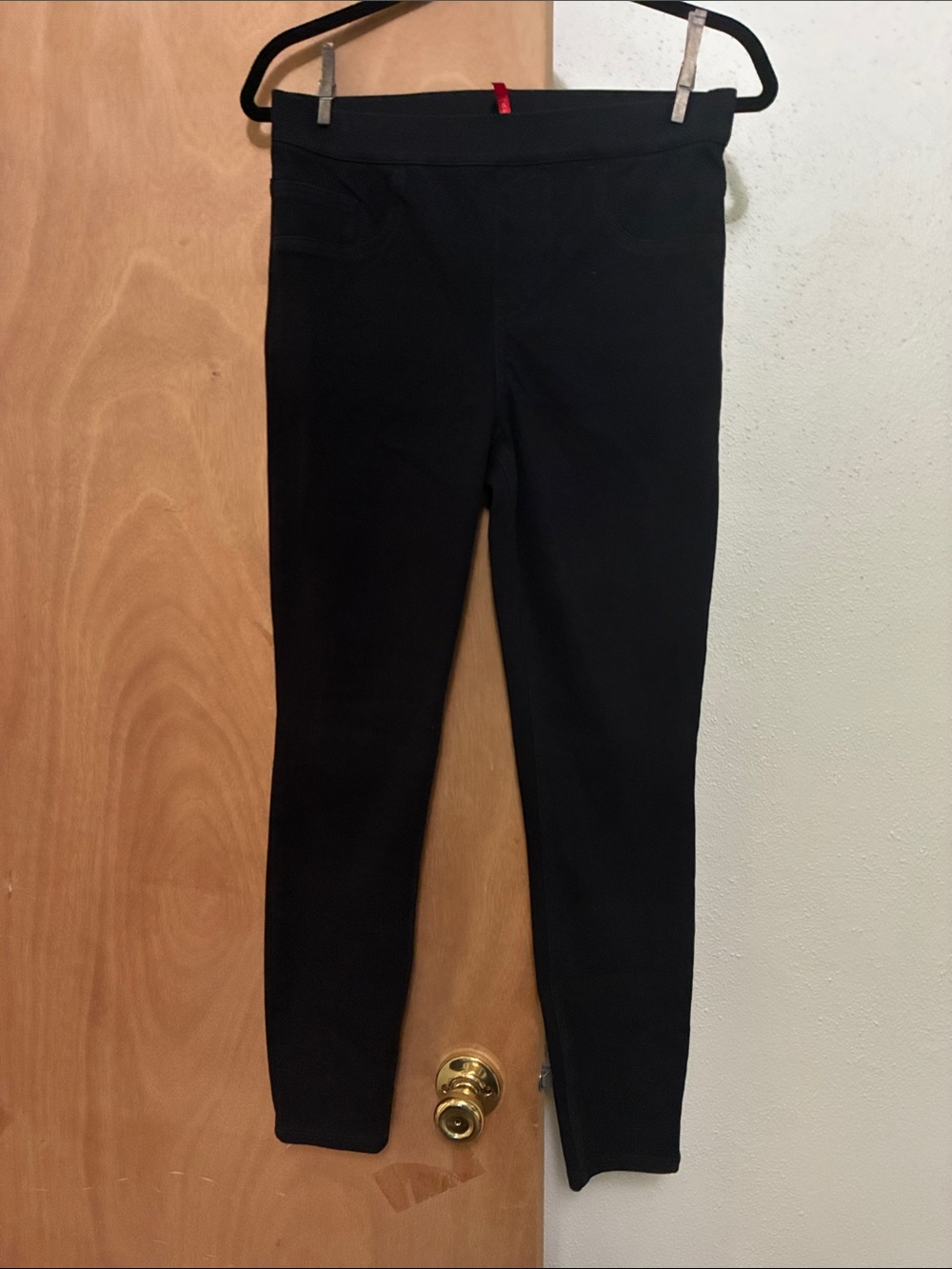 SPANX jeanish ankle leggings black shaping support